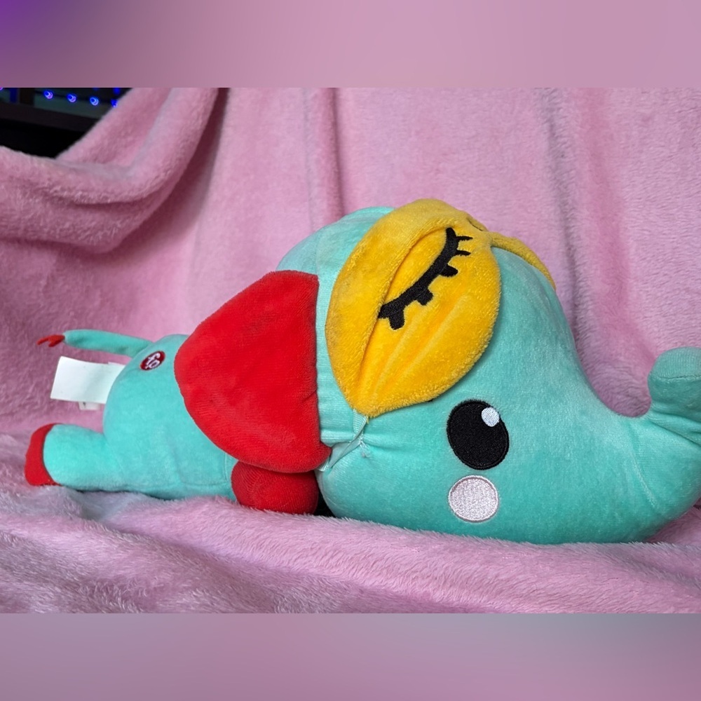 Fisher price sleeping elephant plush